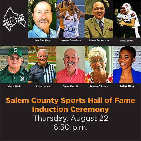 Salem County Sports Hall of Fame ceremony will recognize athletes and coaches on August 22 